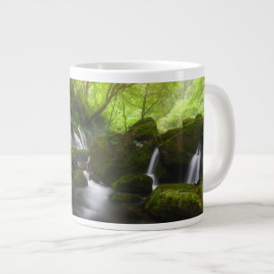 Waterfalls   Satoyama Kisakata Waterfalls Large Coffee Mug