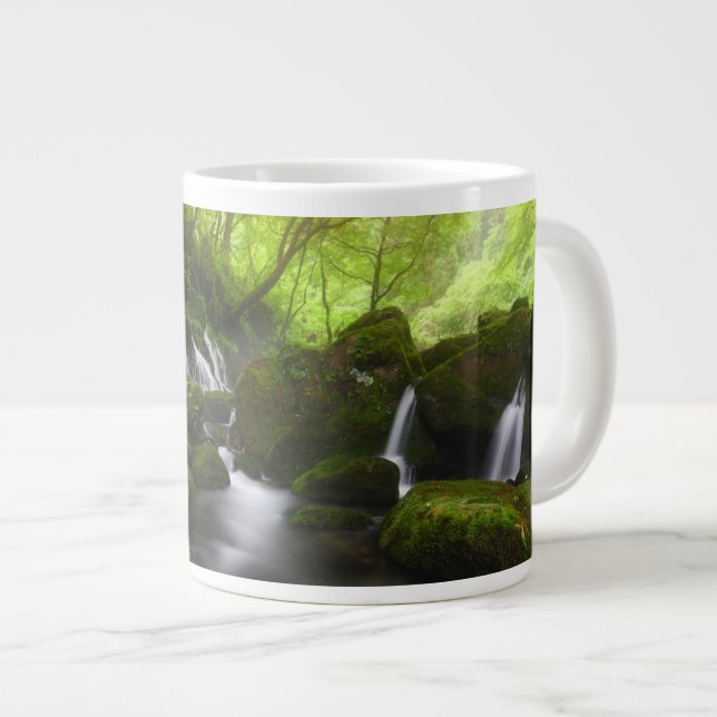 Waterfalls | Satoyama Kisakata Waterfalls Large Coffee Mug (Front Right)