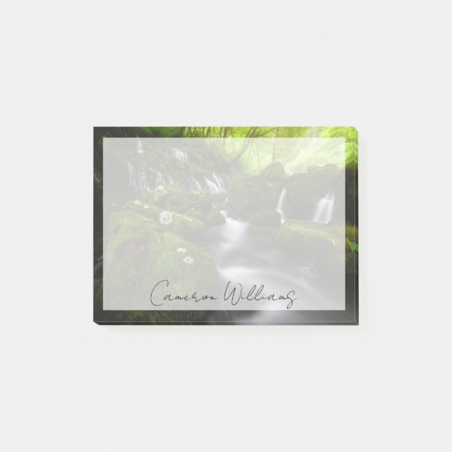 Waterfalls | Satoyama Kisakata Waterfalls Post-it Notes (Front)