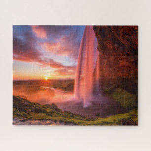 Waterfalls   Seljalandsfoss Waterfall Jigsaw Puzzle