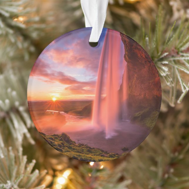 Waterfalls | Seljalandsfoss Waterfall Ornament (Tree)