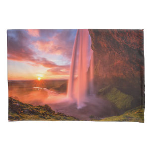 Waterfalls   Seljalandsfoss Waterfall Pillowcase