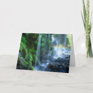 Waterfalls Shinmata Ravine, Japan Card