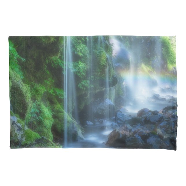 Waterfalls | Shinmata Ravine, Japan Pillowcase (Front)