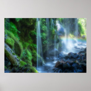 Waterfalls   Shinmata Ravine, Japan Poster