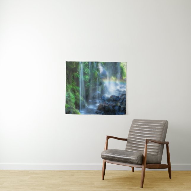 Waterfalls | Shinmata Ravine, Japan Tapestry (In Situ (Horizontal))