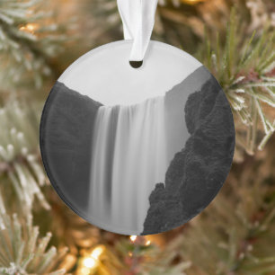 Waterfalls Skogafoss Waterfall, Iceland Ornament