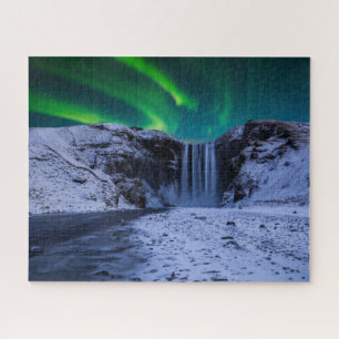 Waterfalls   Skógafoss Waterfall Jigsaw Puzzle