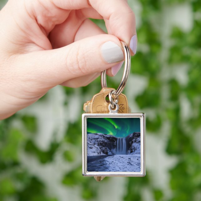Waterfalls | Skógafoss Waterfall Key Ring (Hand)