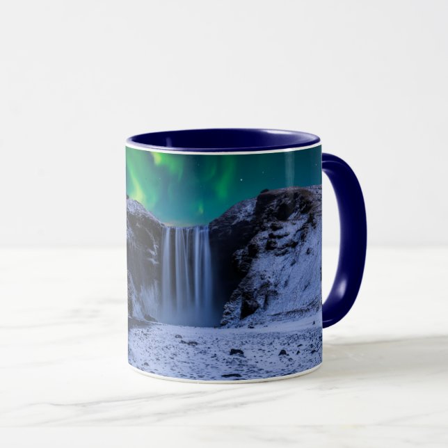 Waterfalls | Skógafoss Waterfall Mug (Front Right)