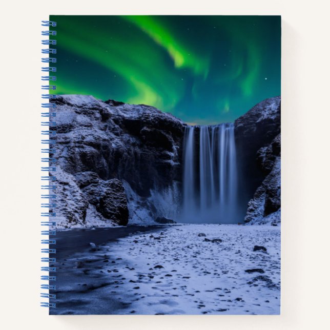 Waterfalls | Skógafoss Waterfall Notebook (Front)