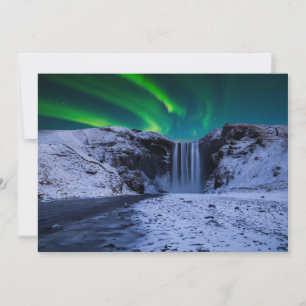 Waterfalls Skógafoss Waterfall Thank You Card