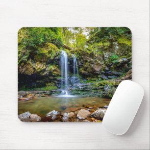 Waterfalls   Smokey Mountain National Park Mouse Pad
