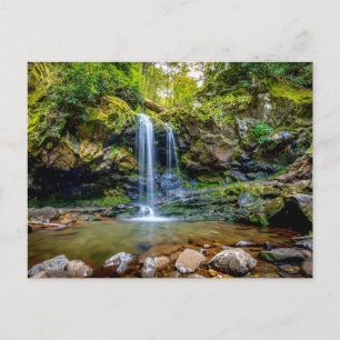 Waterfalls   Smokey Mountain National Park Postcard