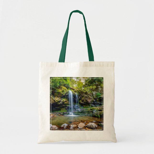 Waterfalls | Smokey Mountain National Park Tote Bag (Front)