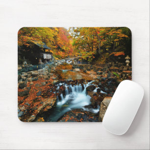 Waterfalls   Takaragawa Onsen Osenkaku, Japan Mouse Pad