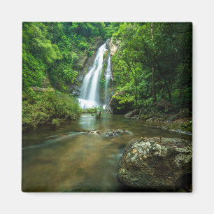 Waterfalls   Tamnung Waterfall, Phuket Thailand Magnet