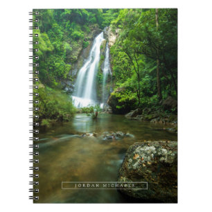 Waterfalls Tamnung Waterfall, Phuket Thailand Notebook