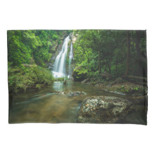 Waterfalls Tamnung Waterfall, Phuket Thailand Pillowcase