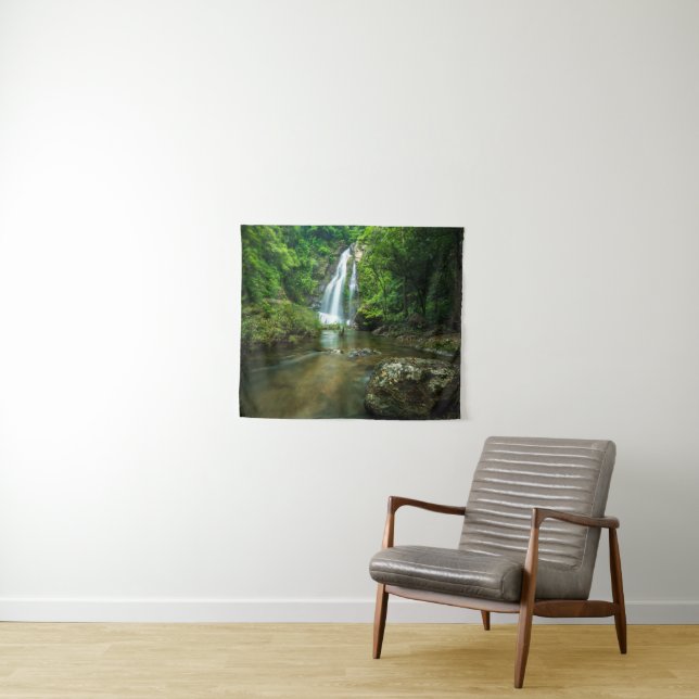 Waterfalls | Tamnung Waterfall, Phuket Thailand Tapestry (In Situ (Horizontal))