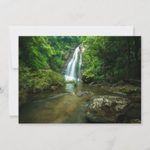 Waterfalls   Tamnung Waterfall, Phuket Thailand Thank You Card