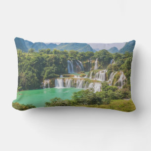 Waterfalls throw pillows