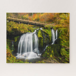 Waterfalls Triberg Waterfalls, Germany Jigsaw Puzzle