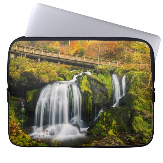 Waterfalls | Triberg Waterfalls, Germany Laptop Sleeve (Front)