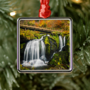Waterfalls Triberg Waterfalls, Germany Metal Ornament