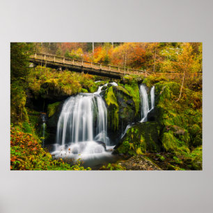Waterfalls   Triberg Waterfalls, Germany Poster