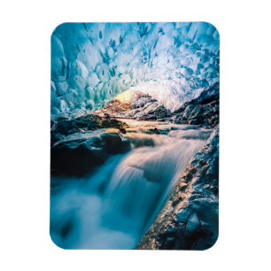 Waterfalls Vatnajokull Glacier, Eastern Iceland Magnet