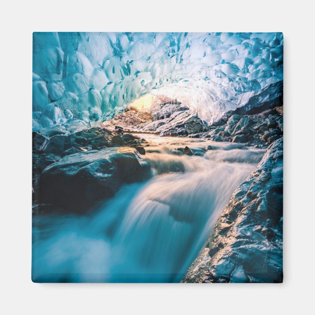 Waterfalls | Vatnajokull Glacier, Eastern Iceland Magnet (Front)