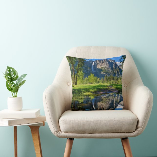 Waterfalls | Yosemite Falls, California Cushion (Chair)