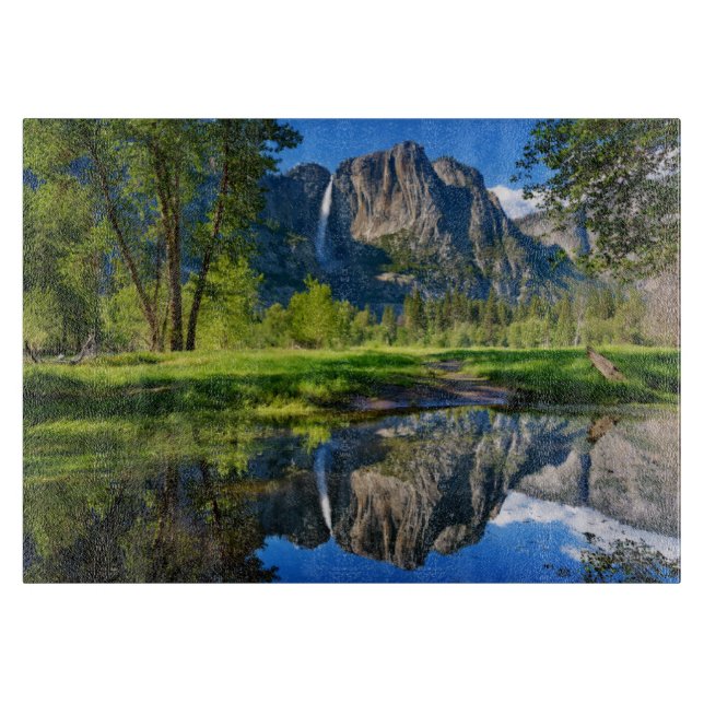 Waterfalls | Yosemite Falls, California Cutting Board (Front)