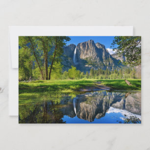 Waterfalls   Yosemite Falls, California Thank You Card