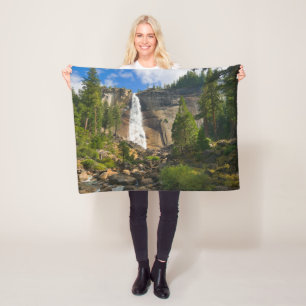 Waterfalls   Yosemite National Park Fleece Blanket