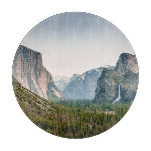 Waterfalls Yosemite Valley National Park Cutting Board
