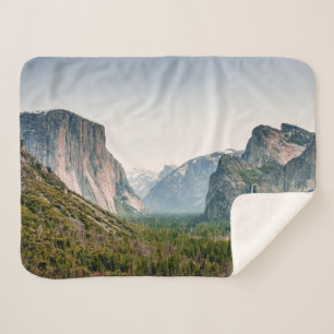 Waterfalls   Yosemite Valley National Park Sherpa Blanket