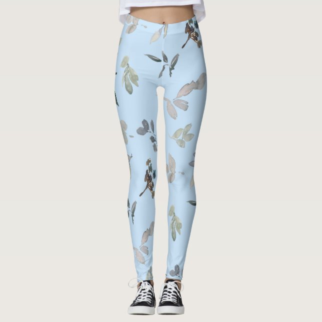 Waterflower Leaf Leggings (Front)
