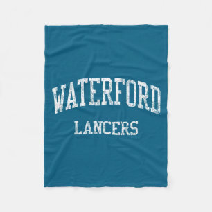 Waterford high school hs waterford ct vintage fleece blanket