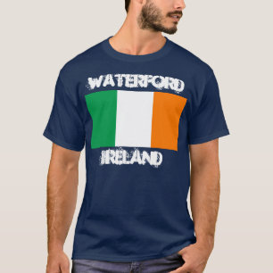 Waterford, Ireland with Irish flag T-Shirt