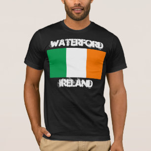 Waterford, Ireland with Irish flag T-Shirt