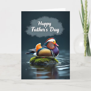Waterfowl Fathers Day Graphic Card
