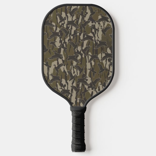 Waterfowl Hunting Camo Duck Hunters  Pickleball Paddle (Front)