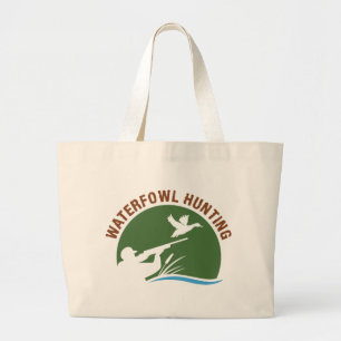 Waterfowl Hunting Large Tote Bag