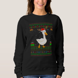 Waterfowl Santa Hat Matching Ugly Waterfowl Christ Sweatshirt