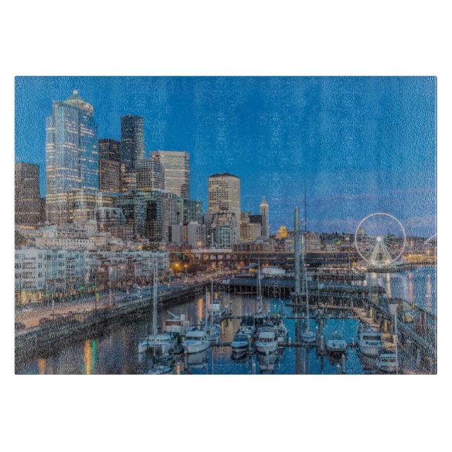 Waterfront and Downtown Cutting Board (Front)