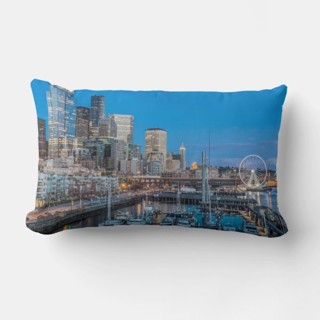 Waterfront and Downtown Lumbar Cushion (Front)
