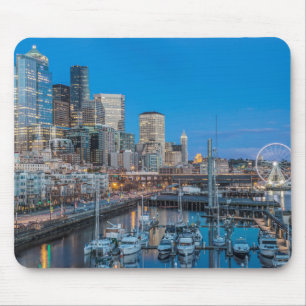 Waterfront and Downtown Mouse Pad