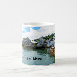 Waterfront area in Stonington, Maine Coffee Mug